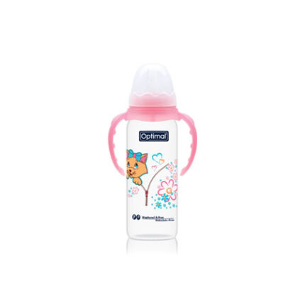 Narrow Neck Feeding Bottle With Handle 240 ML