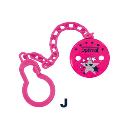 Pacifier Holder With Plastic Clip