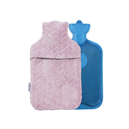 Rubber Hot Water Bag + Plush cover