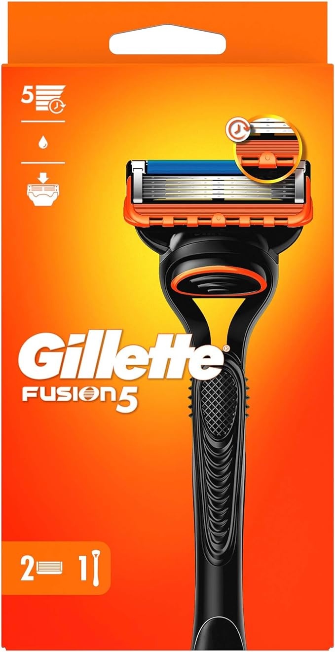 Gillette Fusion 5 Manual Razor & 2 Blades